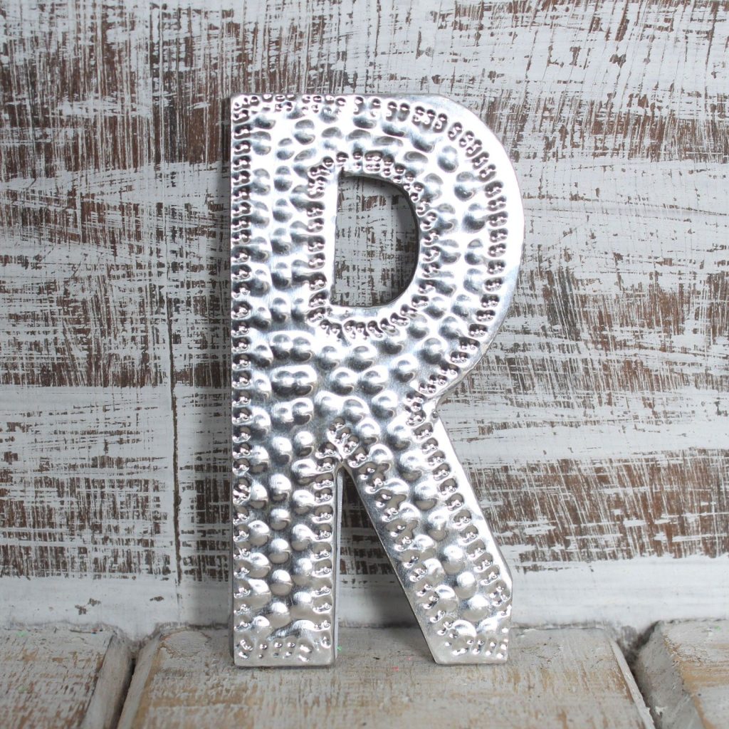 Sm Arty Aluminum Letters – R