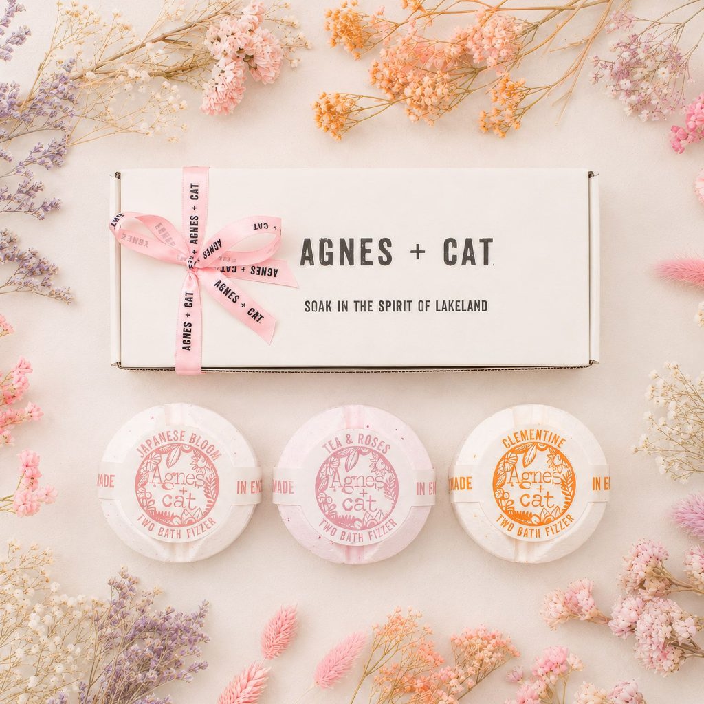 Agnes + Cat Floral & Citrus Badebombe Gavesæt