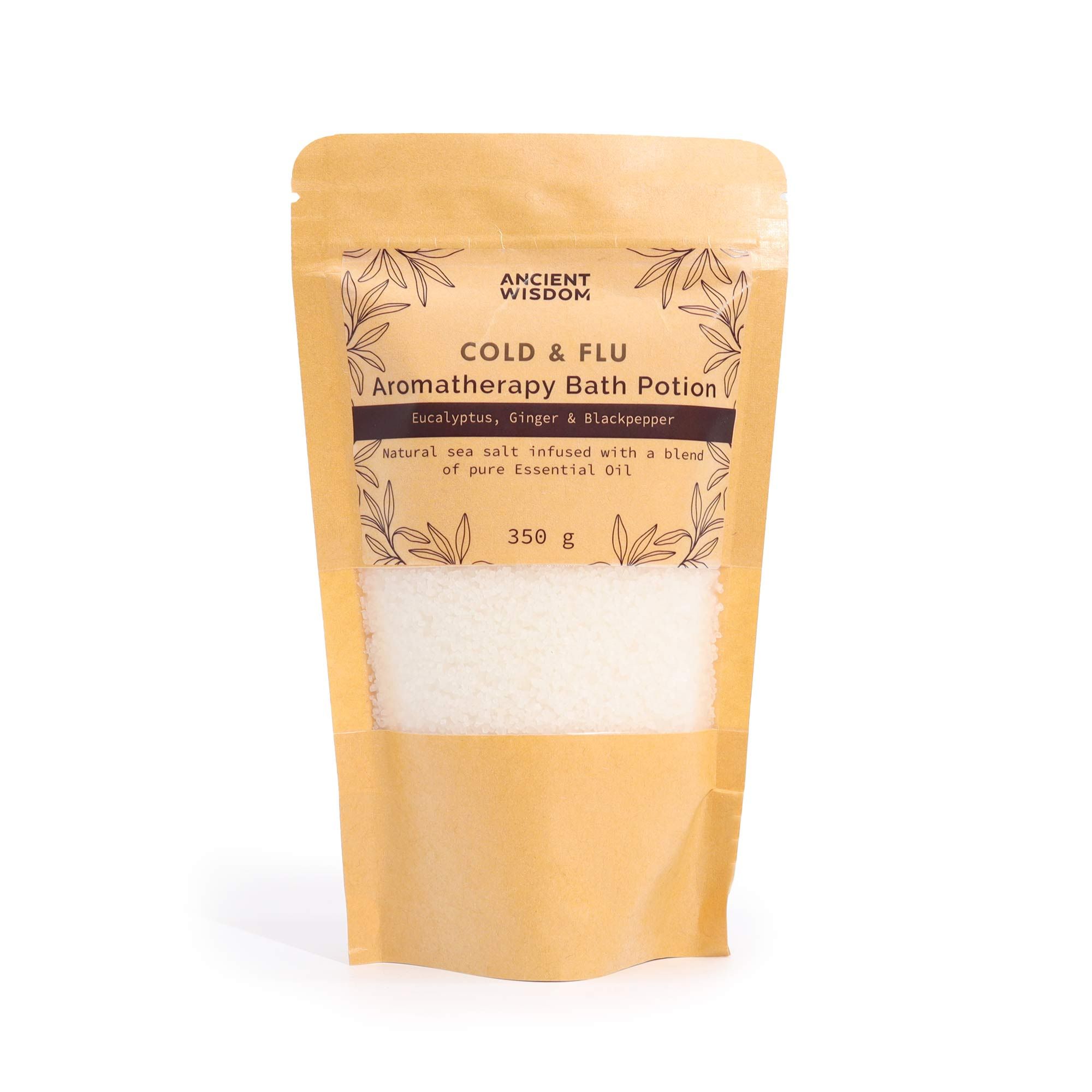 Aromaterapi Badeeliksir I Kraftpose 350G – Colds & Flu - Billede 2