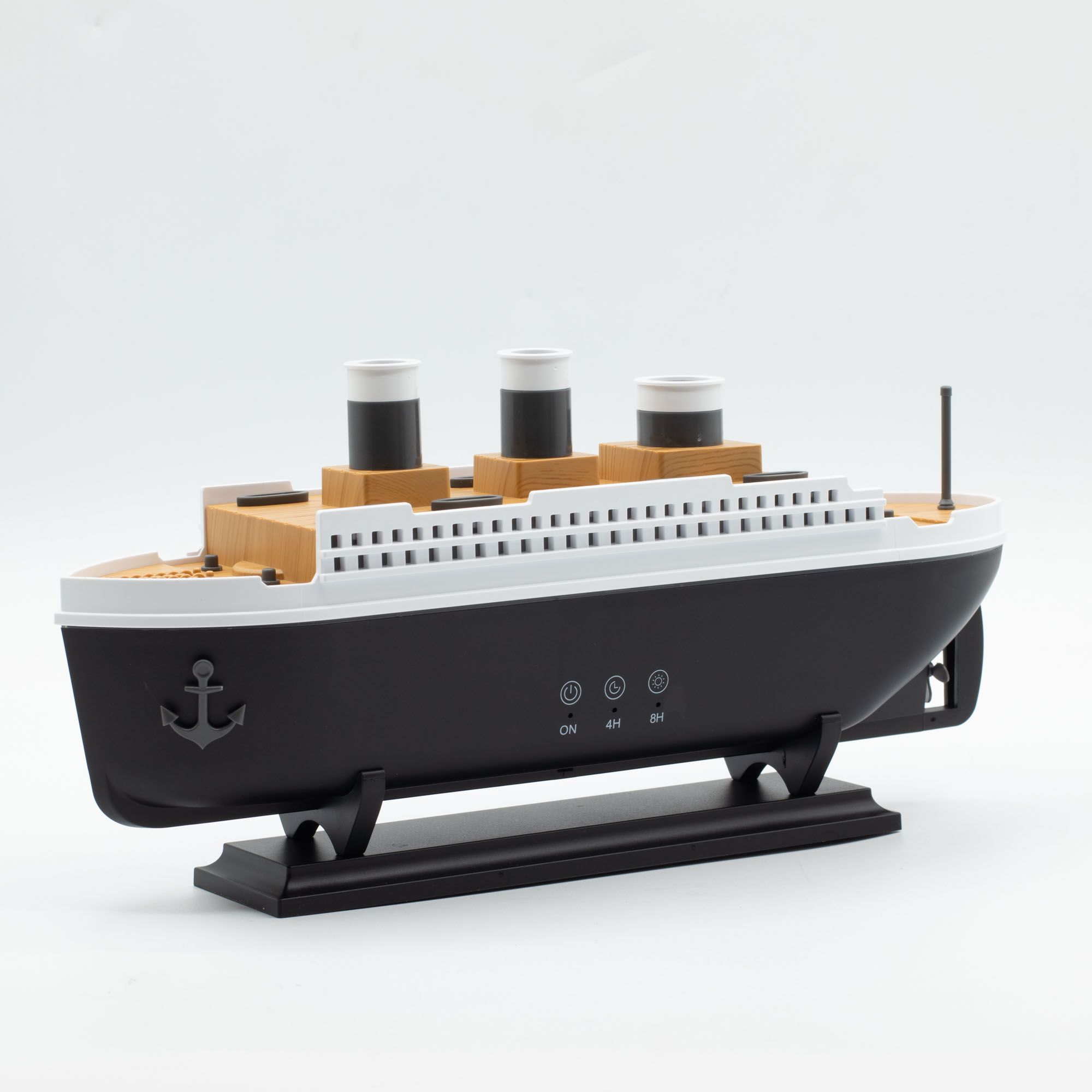 Ship Model Puff Effect Aromadiffuser Med Farveskiftende LED - Billede 2