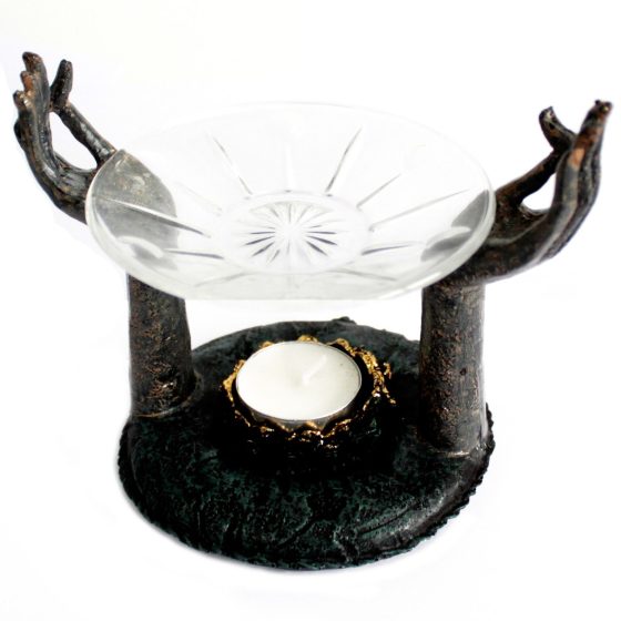 Antique Buddha – OM Hands Oliebrænder - Billede 2