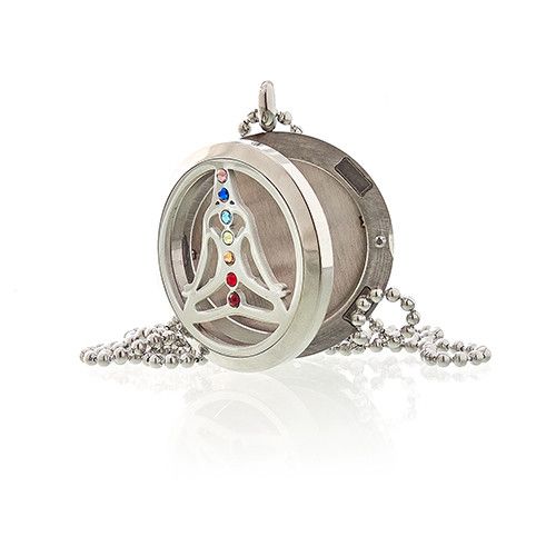 Aromaterapi Smykker Halskæde – Yoga Chakra – 30mm - Billede 4