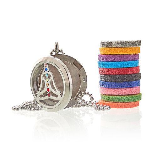 Aromaterapi Smykker Halskæde – Yoga Chakra – 30mm - Billede 3