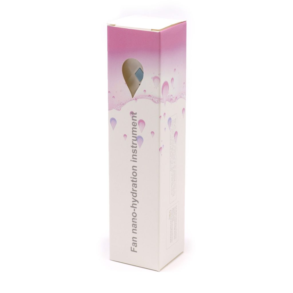 White Nano Mist Ansigtsblæser & Spray – Usb-Opladelig