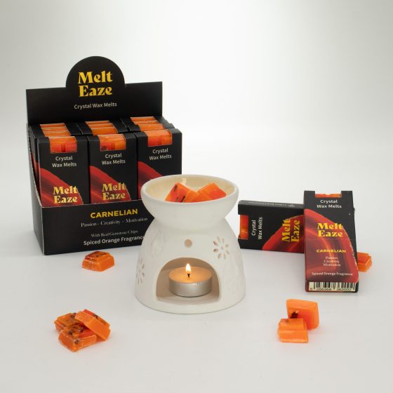 Melteaze Voksduft 50G – Carnelian Fire – Spiced Orange - Billede 2