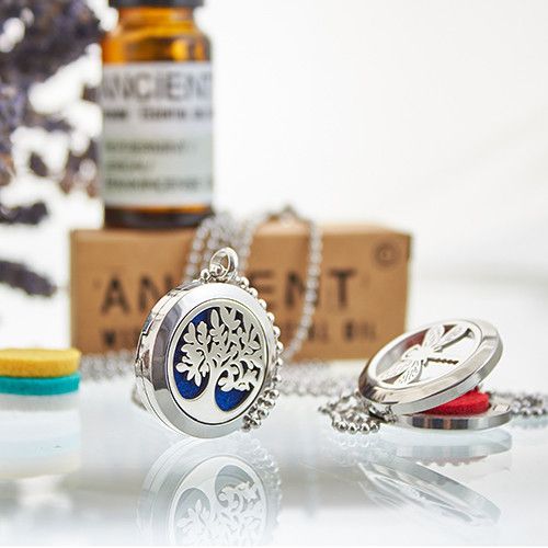 Aromaterapi Smykker Halskæde – Yoga Chakra – 30mm