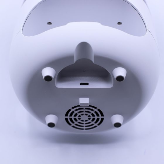 Salt Stone Flame Effect Aromadiffuser – White Usb – Farveskift Og Timer - Billede 6