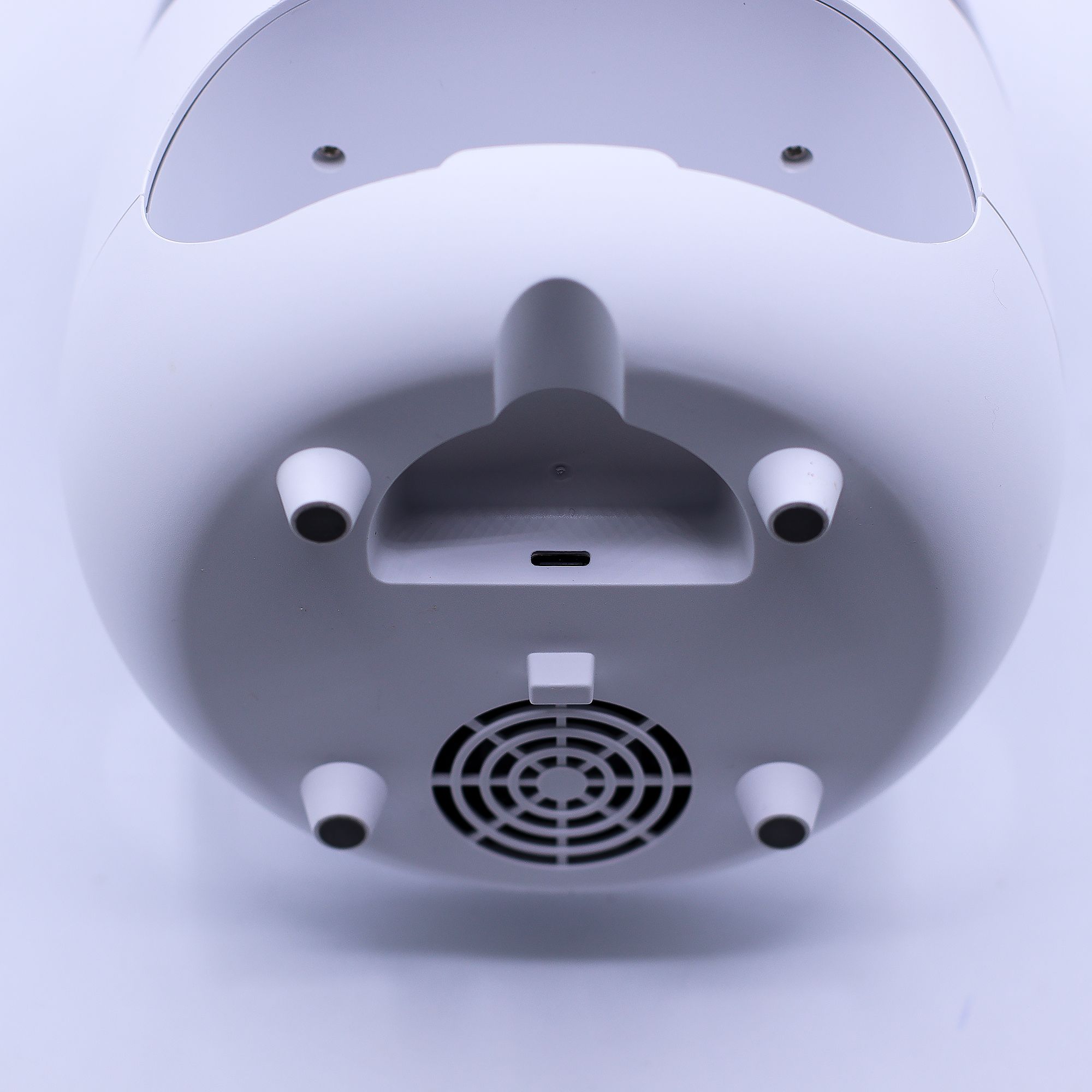 Salt Stone Flame Effect Aromadiffuser – White Usb – Farveskift Og Timer - Billede 6