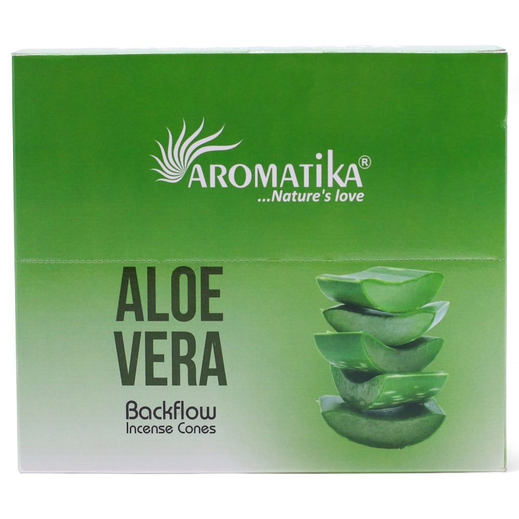 Masala Backflow Røgelse Pakke Med 10 – Aloe Vera
