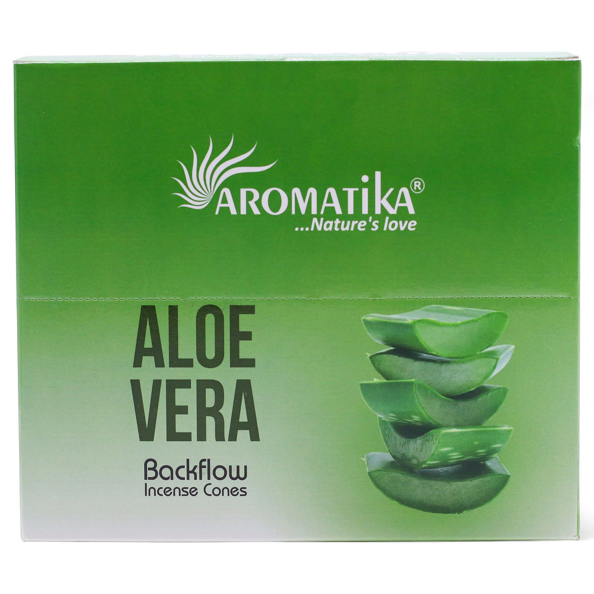 Masala Backflow Røgelse Pakke Med 10 – Aloe Vera - Billede 5
