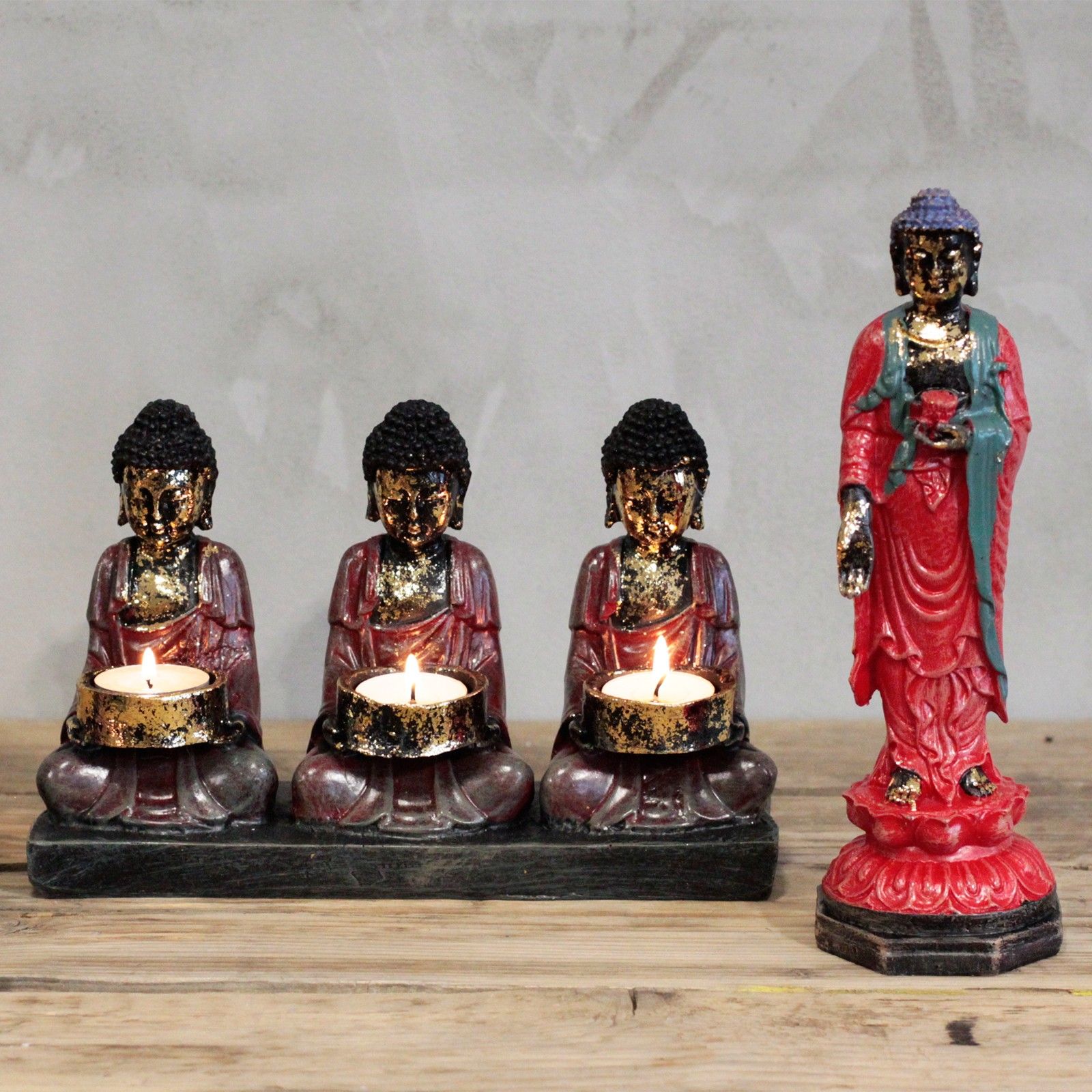 Antique Buddha – Standing - Billede 4