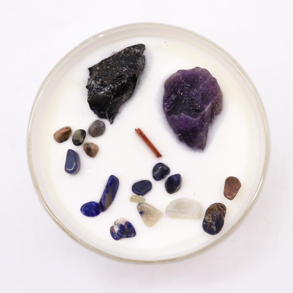 Chakra Krystal-Stearinlys – Solar Plexus Chakra