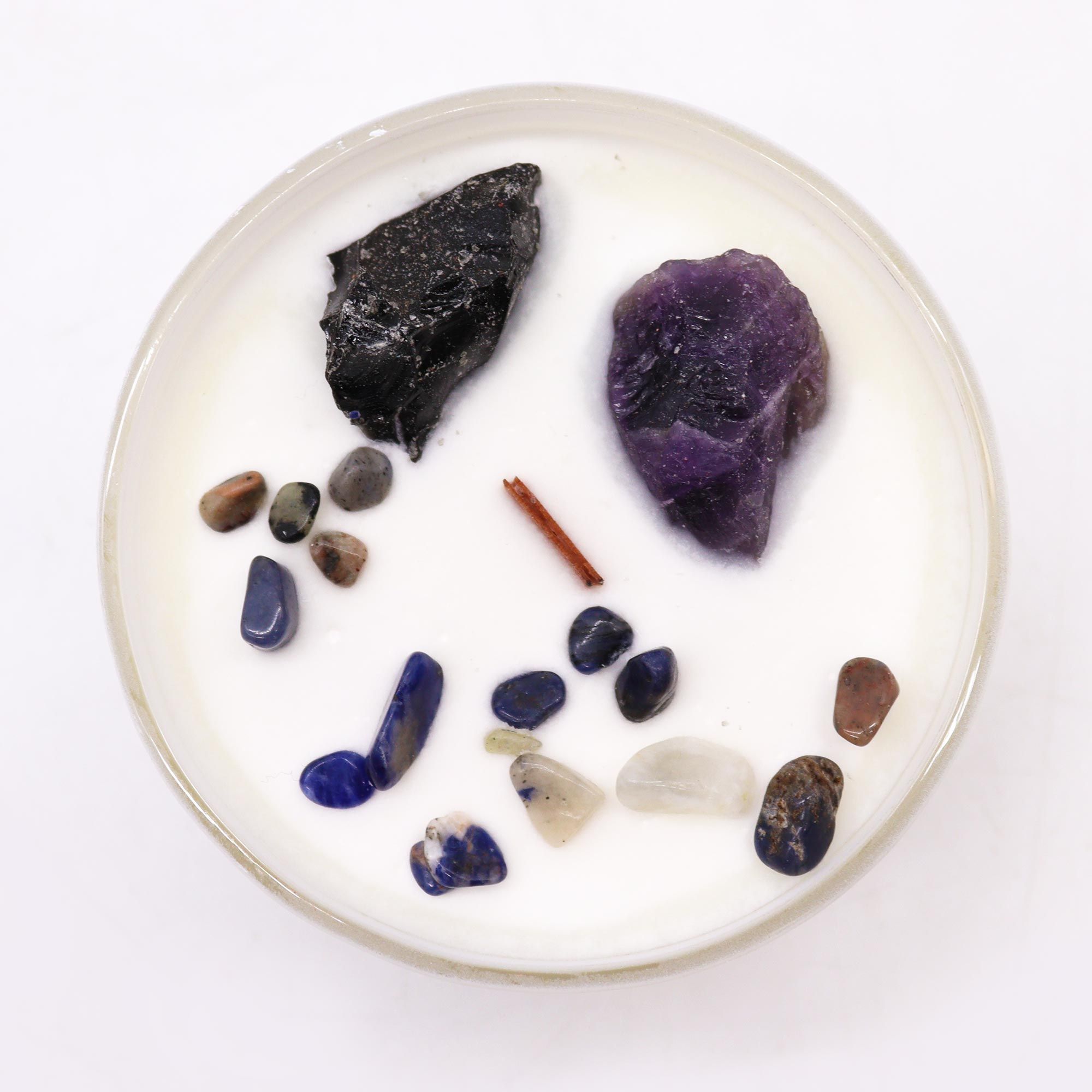 Chakra Krystal-Stearinlys – Solar Plexus Chakra - Billede 5