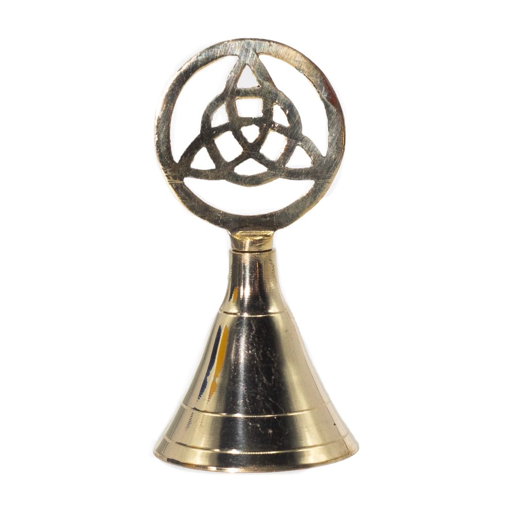 Altar Brass Bell – Triquetra