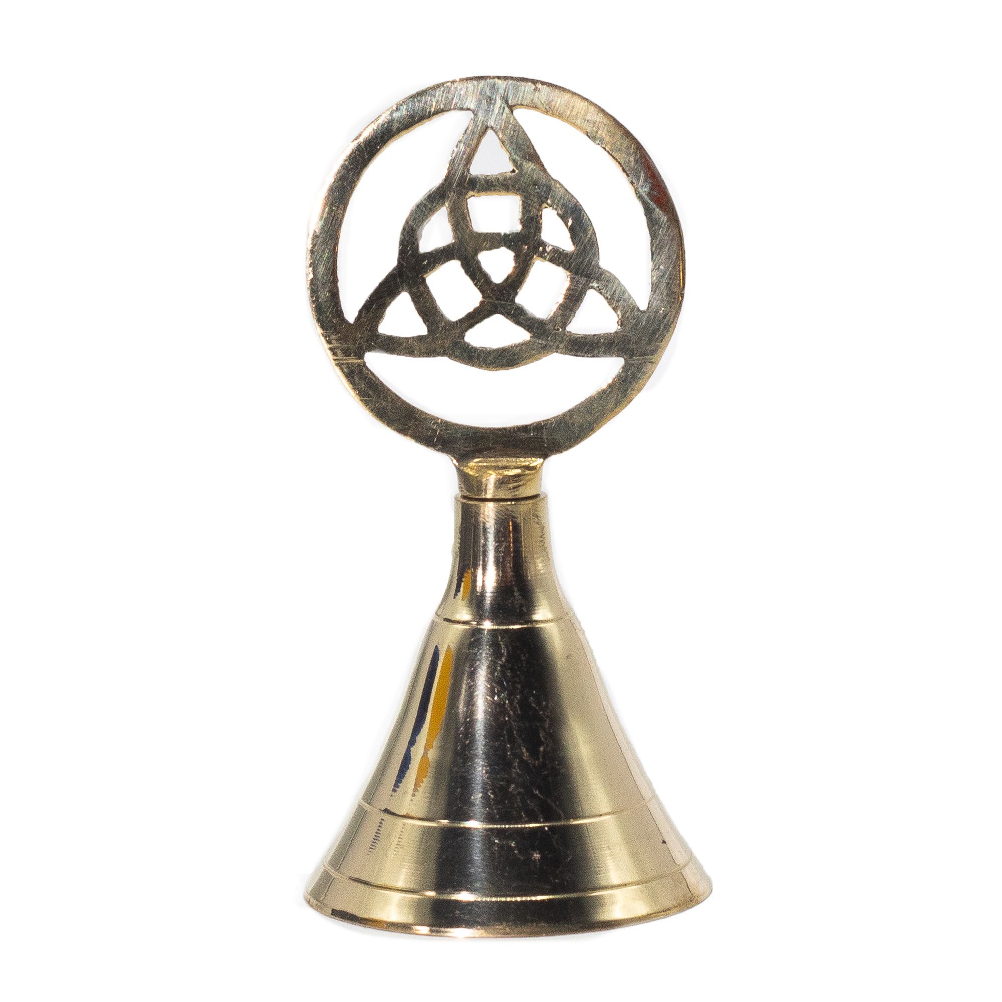 Altar Brass Bell – Triquetra - Billede 2