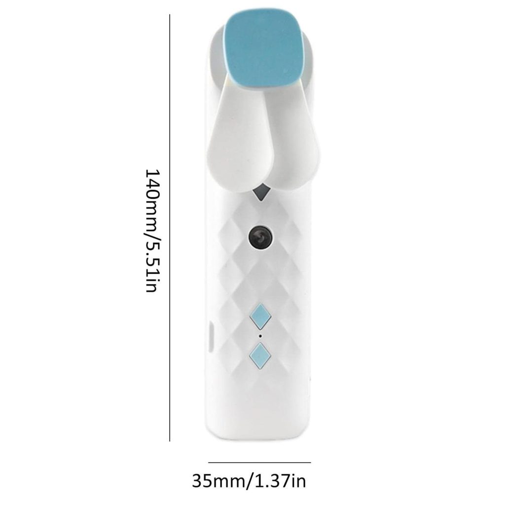White Nano Mist Ansigtsblæser & Spray – Usb-Opladelig