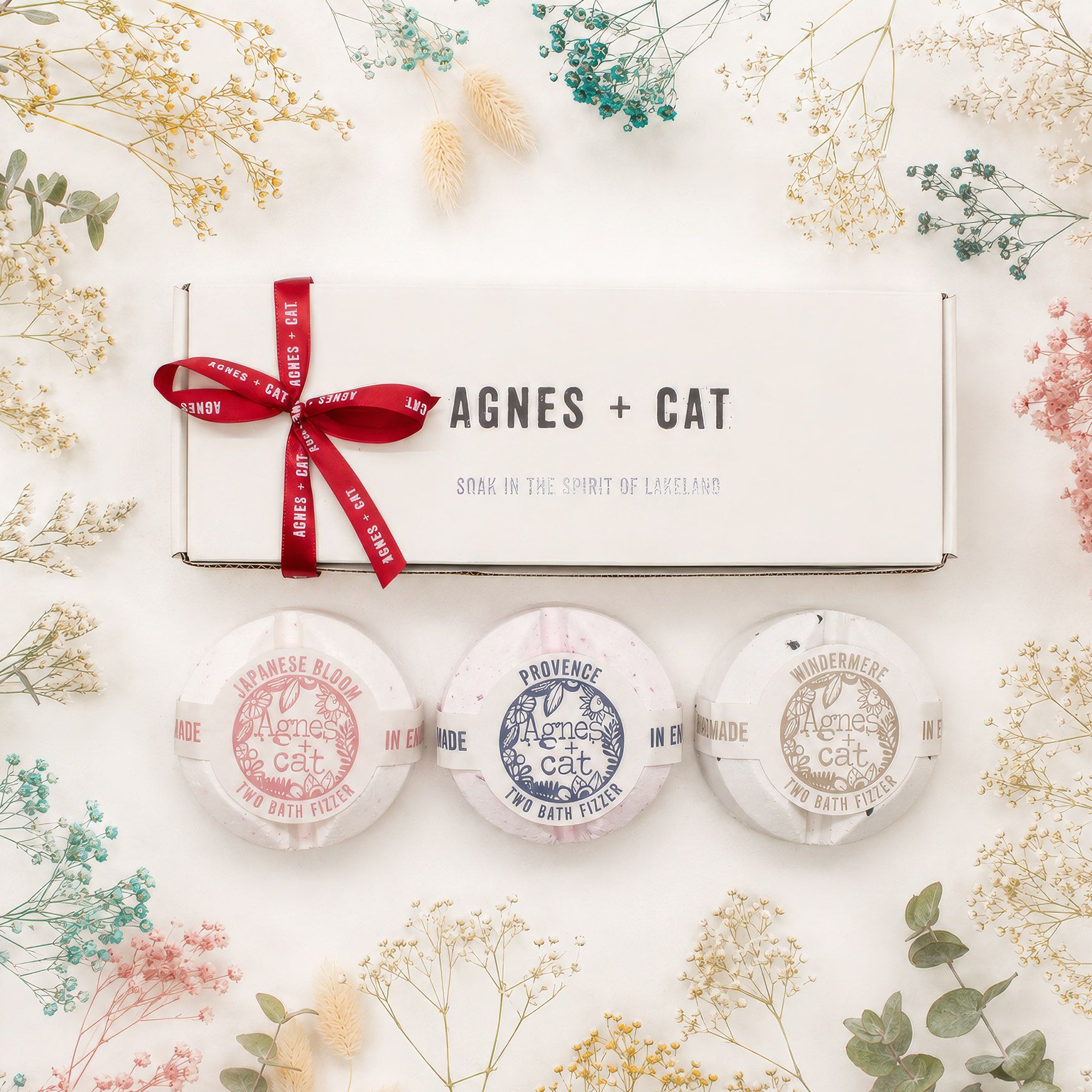 Agnes + Cat Lakeland Favourites Badebombe Gavesæt - Billede 1