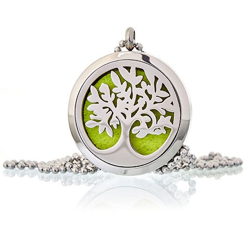 Aromaterapi Smykker Halskæde – Tree of Life 30mm