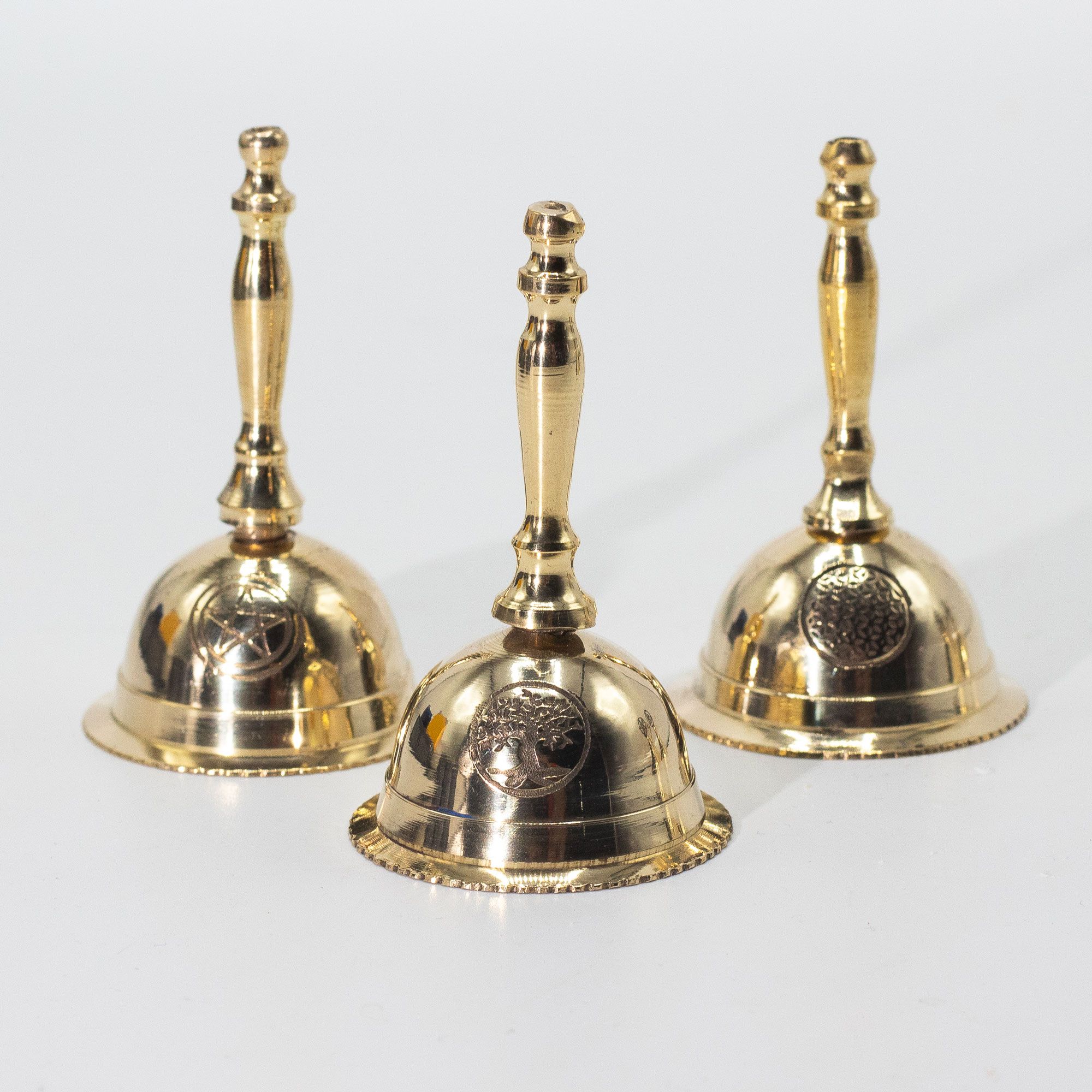 Lille Altar Brass Bell – Tree of Life - Billede 1
