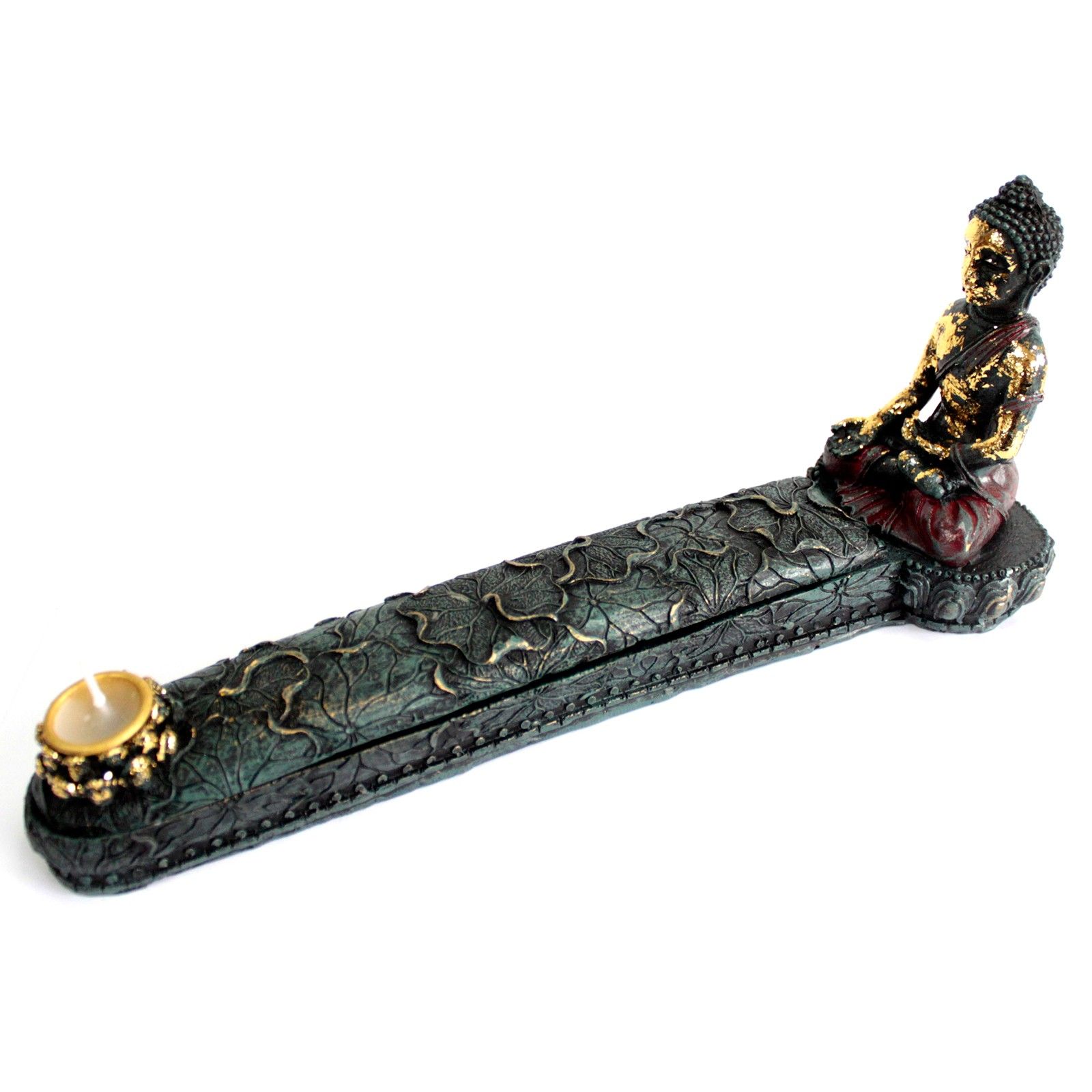 Antique Buddha – Røgelse Burner & Box - Billede 1