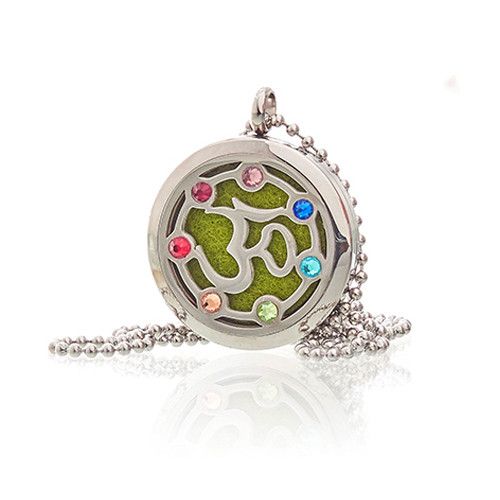 Aromaterapi Smykker Halskæde – OM Chakra – 30mm