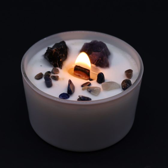 Chakra Krystal-Stearinlys – Solar Plexus Chakra - Billede 2