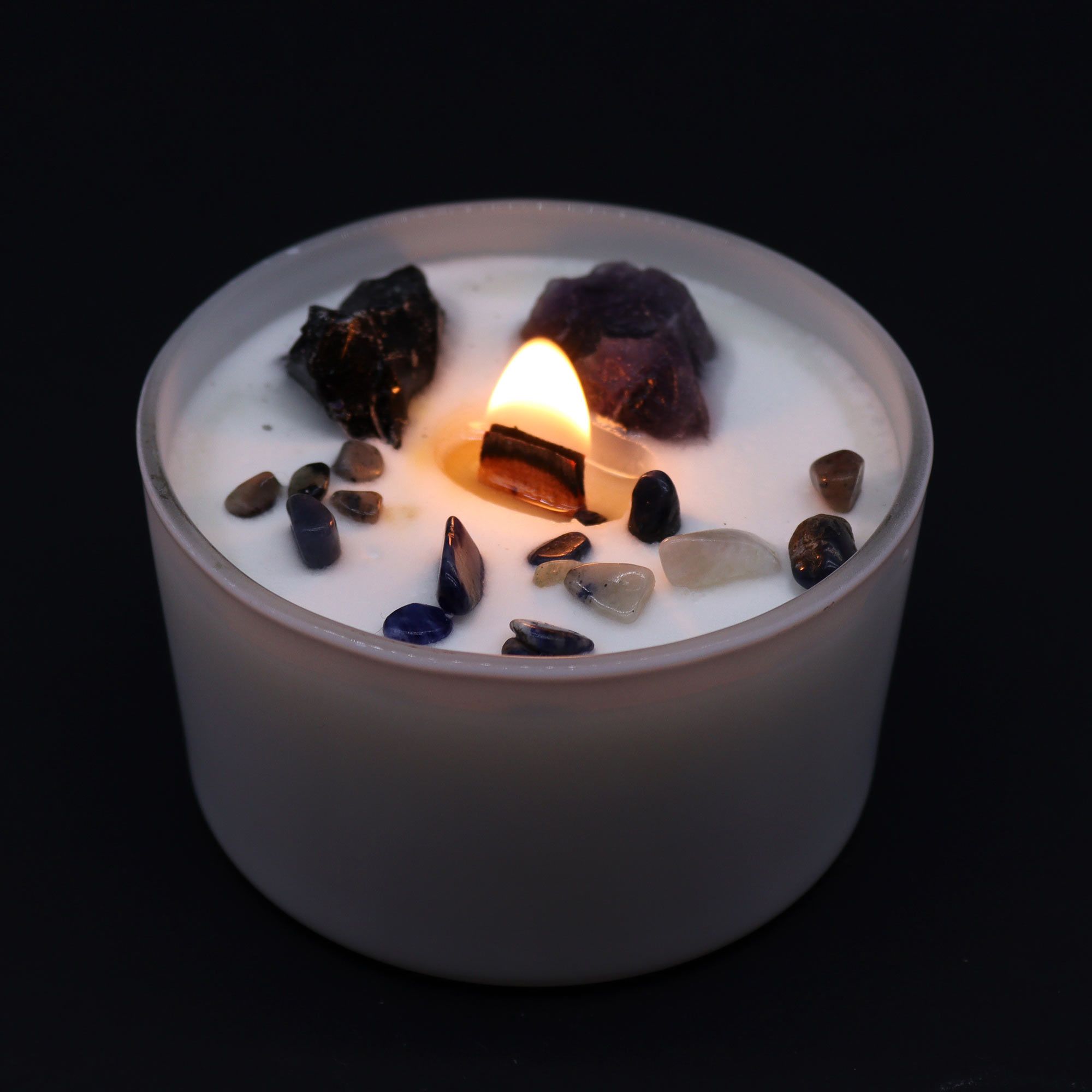 Chakra Krystal-Stearinlys – Solar Plexus Chakra - Billede 2