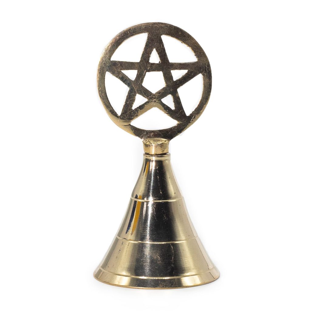 Altar Brass Bell – Pentagram