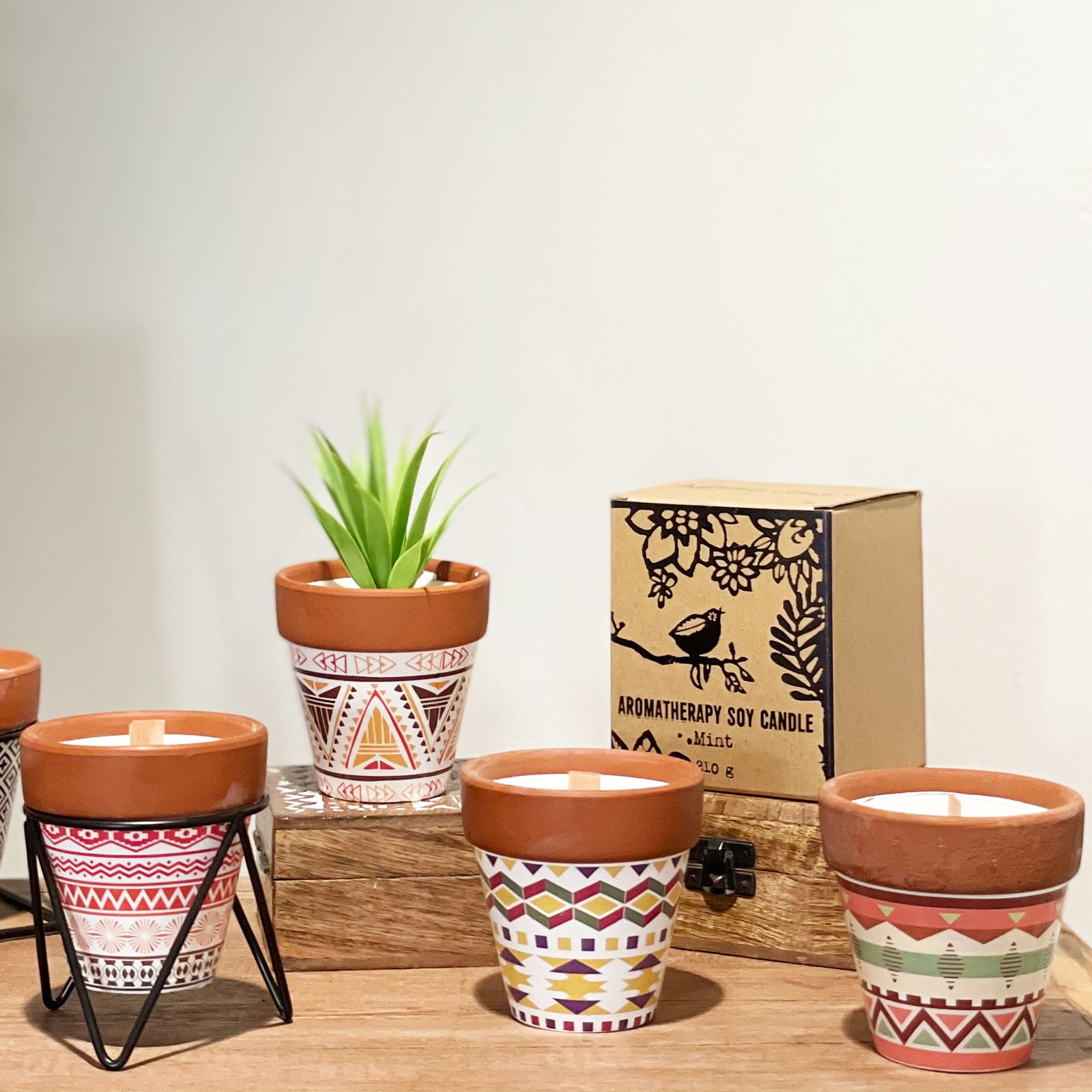 Agnes + Cat Urtehave-Stearinlys – Clove - Billede 7