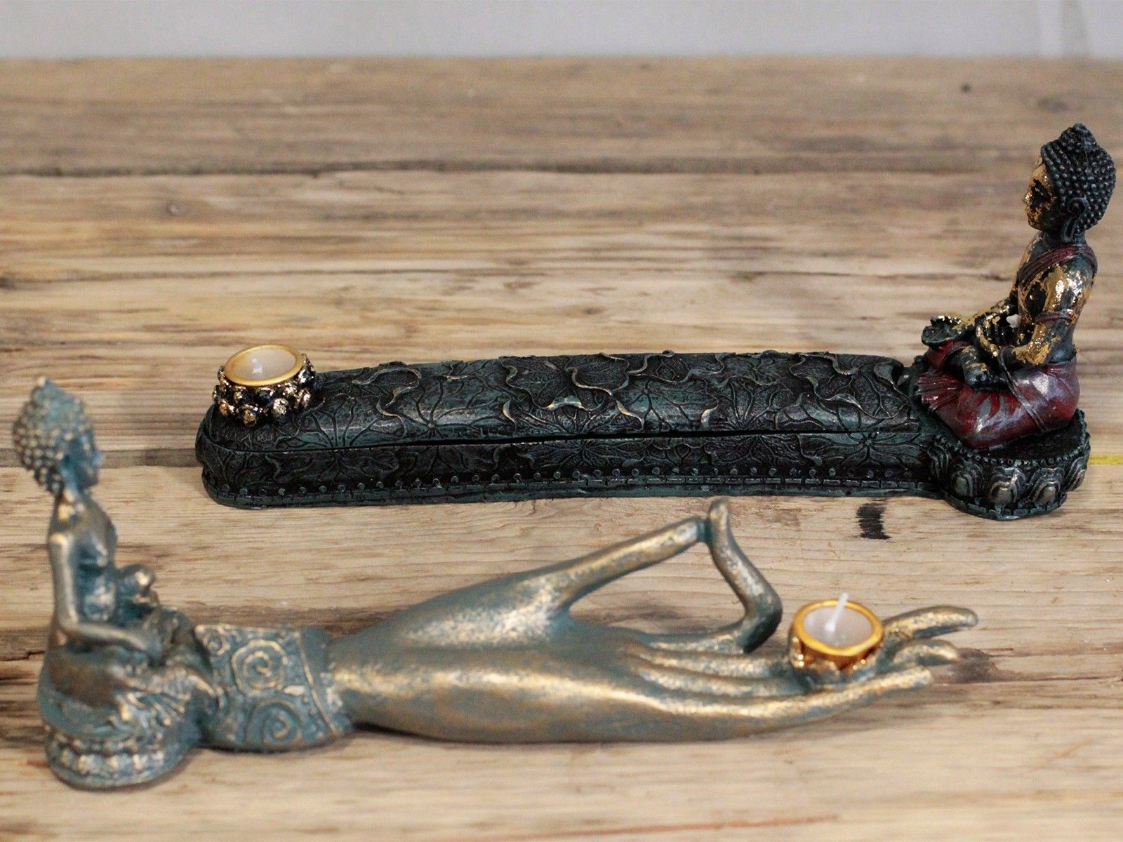 Antique Buddha – Røgelse Burner & Box - Billede 5