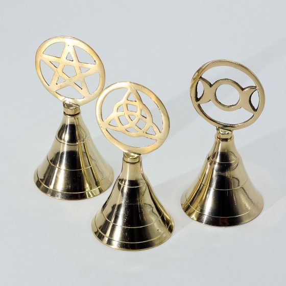 Altar Brass Bell – Pentagram - Billede 2
