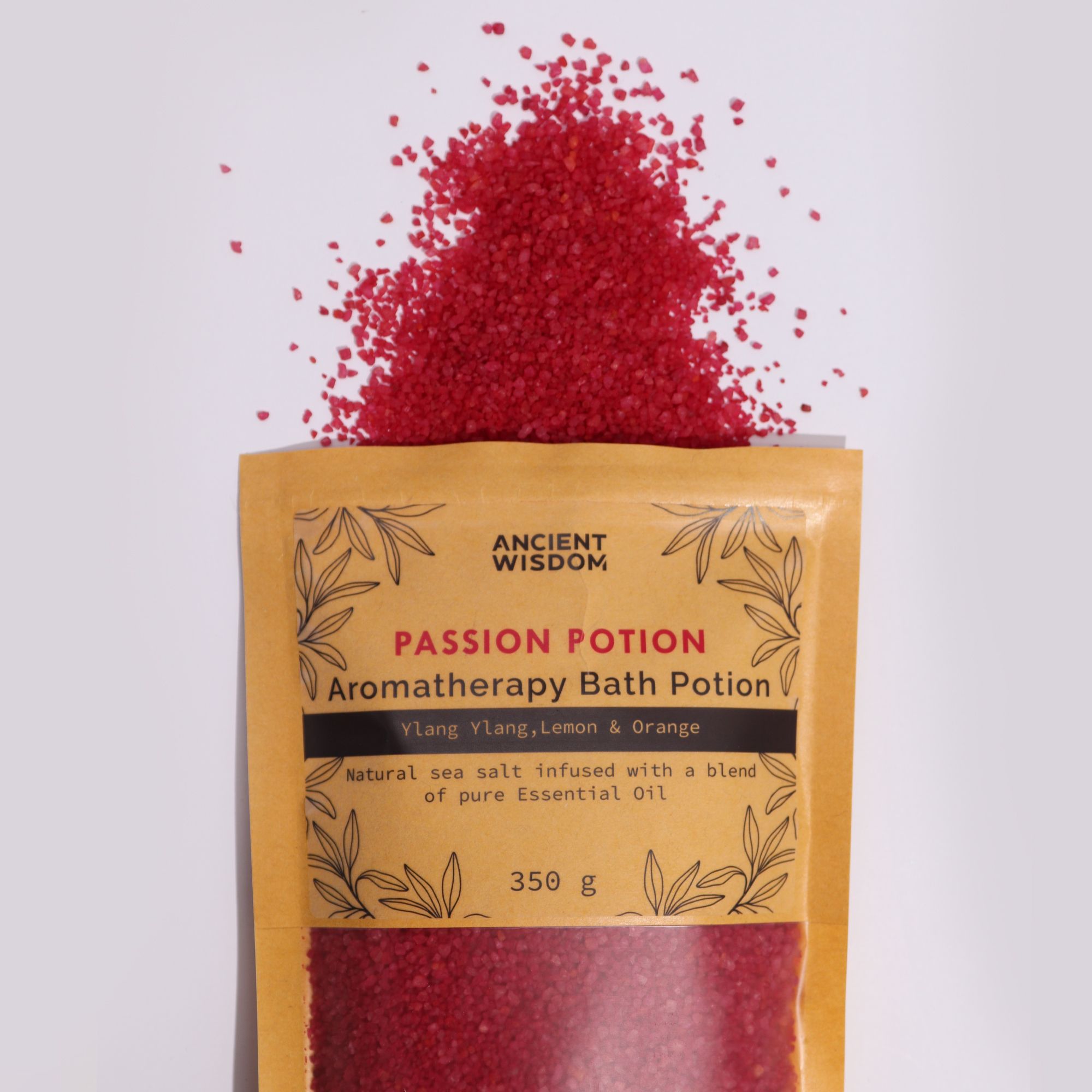 Aromaterapi Badeeliksir I Kraftpose 350 G – Passion - Billede 3