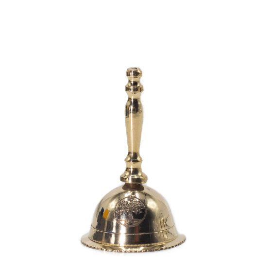 Lille Altar Brass Bell – Tree of Life - Billede 2