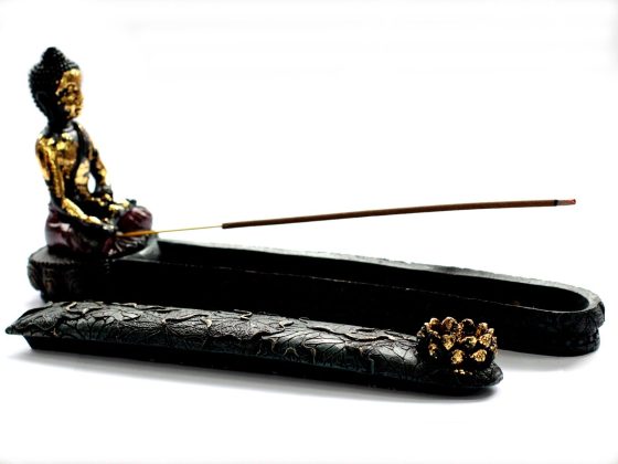 Antique Buddha – Røgelse Burner & Box - Billede 3