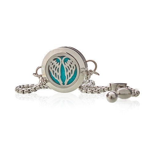 Aromaterapi Smykker Chain Armbånd – Angel Wings – 20mm - Billede 7