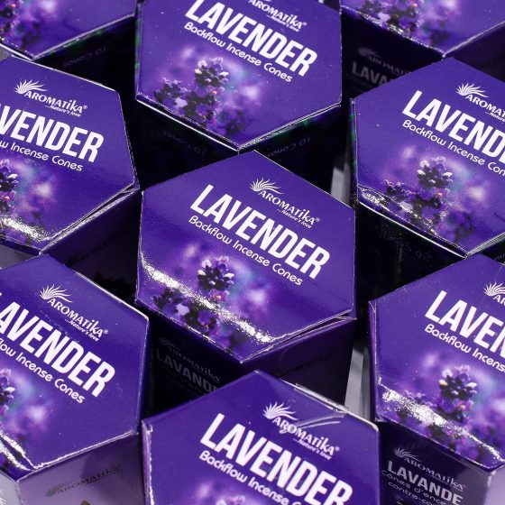 Masala Backflow Røgelse Pakke Med 10 – Lavender - Billede 6