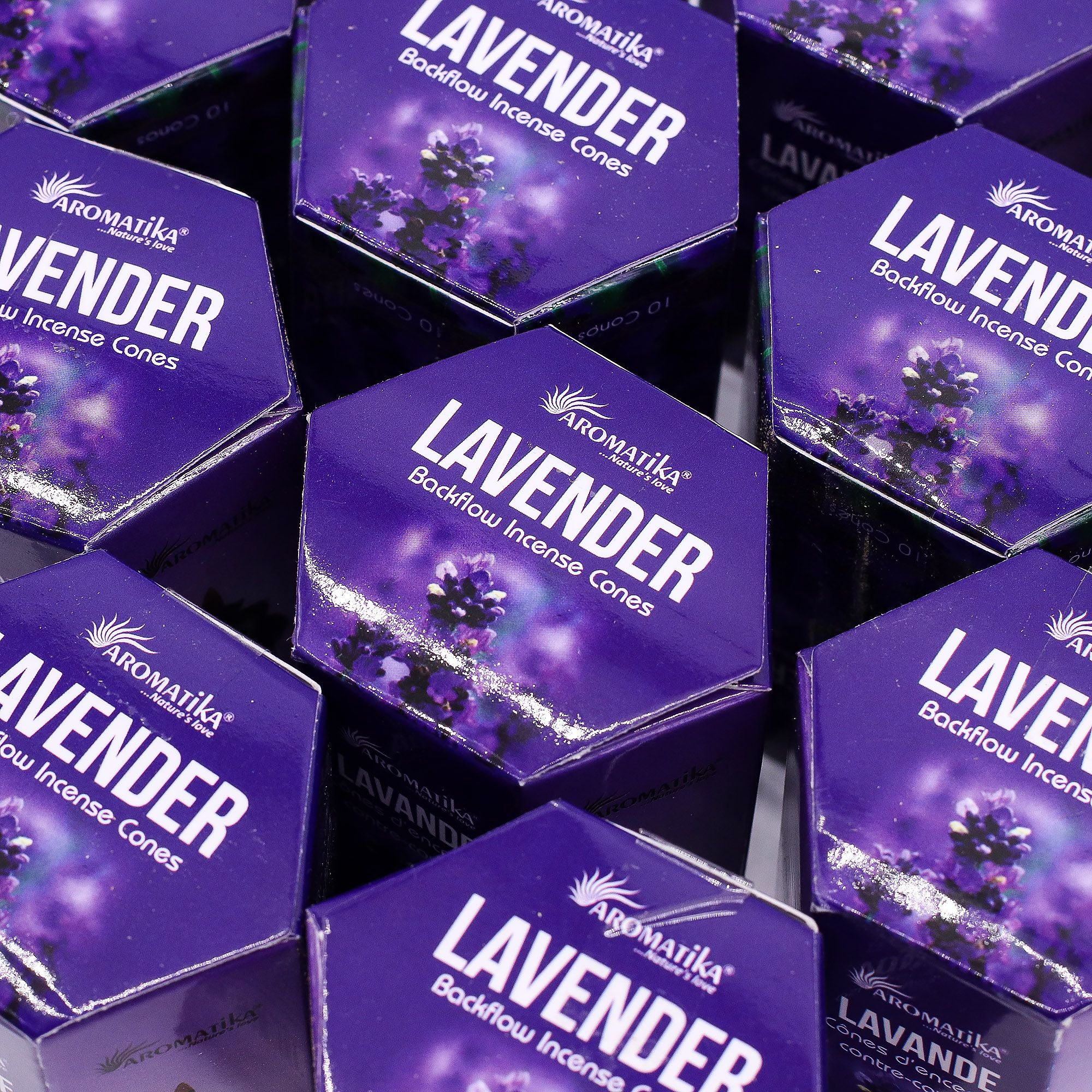 Masala Backflow Røgelse Pakke Med 10 – Lavender - Billede 6